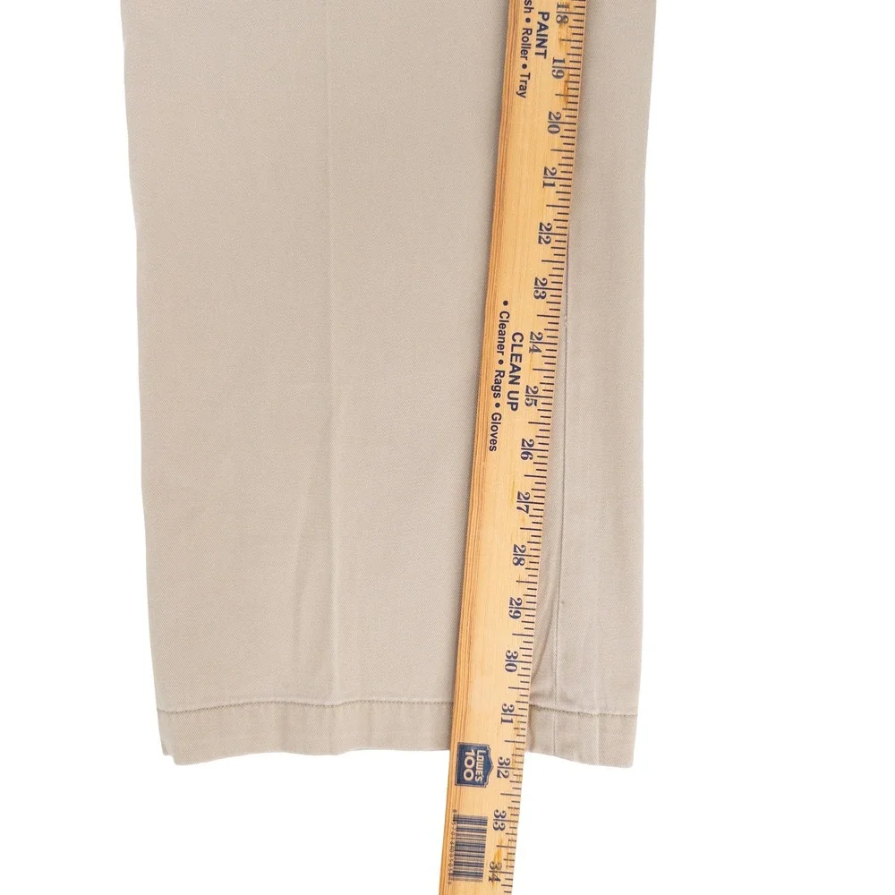 Polo Ralph Lauren Mens 38x32 Relaxed Fit Chino Pants Tan Cotton Khaki Preppy